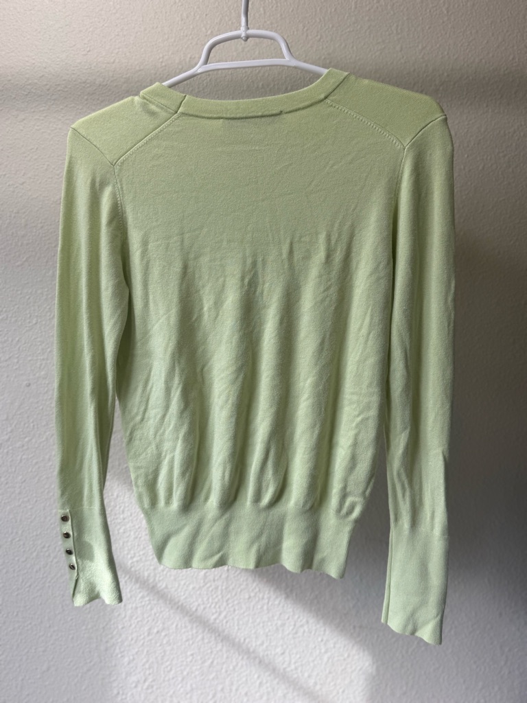 Zara Pistachio Crewneck Knit Top